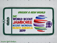 Click to enlarge WJ'19 24th World Scout Jamboree Bag Tag
